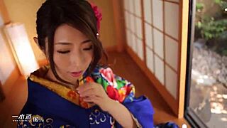 seductive japanese beauty ayumi shinoda teases with her allure in this asian blowjob scene