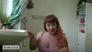 Hey, watch me squash this cake with my ass and then fuck myself silly with toys?