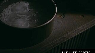 Stunning Blonde Soaks In Sweat Masturbating To Explosive Orgasm