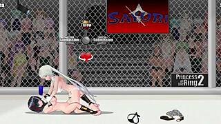 Intense Emotions in Princess of the Ring 2 Natasha vs Sayuri Fight
