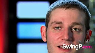 Black lace heats up for two hot swinger babes in a wild softcore orgy fuck! 🔥👯‍♀️