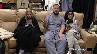 hey jasmine rose, time for your cheerleading physical exam as a bratty orphan patient