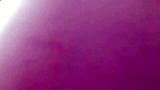 Milf plays with pussy in bathtub then sucks cock deep, rides on top, and gets cum over huge natural tits.