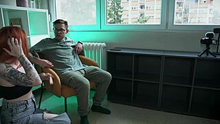 Subtly craving that horny redhead riding my cock wildly in doggystyle and cowgirl poses