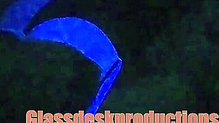 black-light secret model interview on sofa behind the scenes