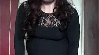 bisexual crossdresser craves you pounding his ass while he strokes his cock, ending in cum swallowing and intense homemade action