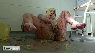 Hey, watch me squash this cake with my ass and then fuck myself silly with toys?