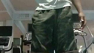 i workout solo in gym with athletic roommate at dorm