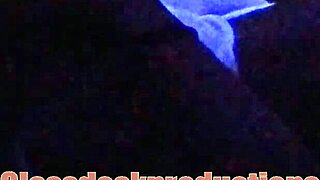 black-light secret model interview on sofa behind the scenes