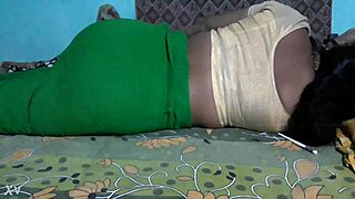 indian housewife sanjana displays big ass in homemade anal closeup scene