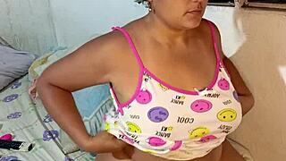 colombian wife sends wrong video with wet pussy and toys