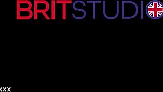 Glasses-Wearing British Girls in Lingerie Suggest Handjob Fun with Lucky Fan