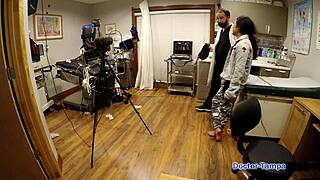 Why is Dr. Tampa using the remote interrogation center on Jasmine Rose with gloves, dildo, and latex nurse fetish?