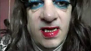 bisexual crossdresser craves you pounding his ass while he strokes his cock, ending in cum swallowing and intense homemade action