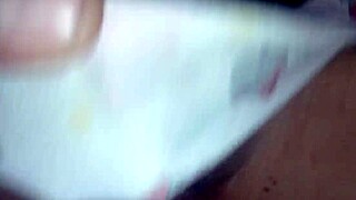 pretty shaved pussy gets spread tight for fucking until intense creampie orgasm hits