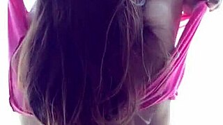 teen girlfriend enjoys hardcore sex in the bedroom with her friend, featuring doggystyle pounding and kissing on small tits