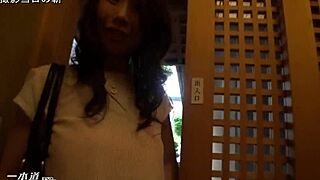 seductive japanese beauty ayumi shinoda teases with her allure in this asian blowjob scene