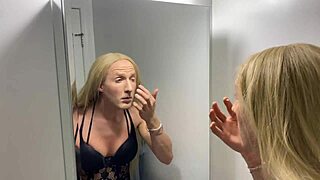 Check out this full crossdressing transformation into a hot shemale