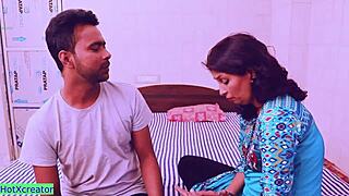 Desi beautiful girl enjoys tight vagina fuck and anal doggystyle creampie with new boyfriend in rough session