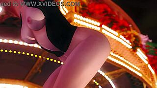 lei fang strikes erotic poses on the beach with her big asian ass nude