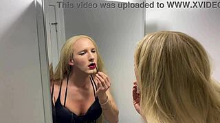 Check out this full crossdressing transformation into a hot shemale