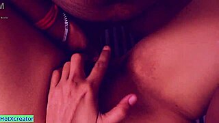 Desi beautiful girl enjoys tight vagina fuck and anal doggystyle creampie with new boyfriend in rough session