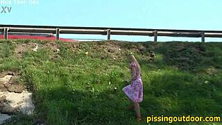 Bold Safe Spot For Outdoor Pissing Fetish