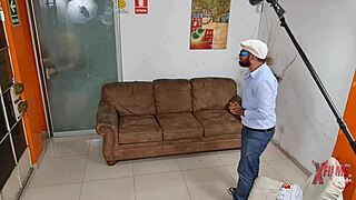 Horny Blonde Swallows Cock Deep In Steamy Amateur Casting Session