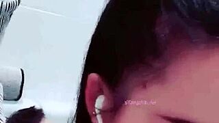 Hey, check out this stunning chinese asian beauty in a rare full session that's totally captivating.