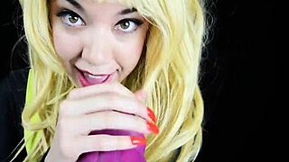 Mutant Queen Magik Battles Horde of Hell in Solo Cosplay with Big Tits and Dirty Talk