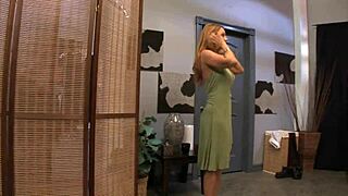 janet mason teases hubby with young man's big cock turning into wet mmf threesome