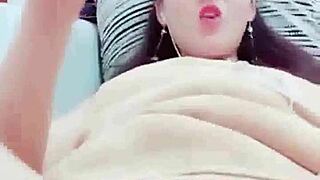 Hey, check out this stunning chinese asian beauty in a rare full session that's totally captivating.