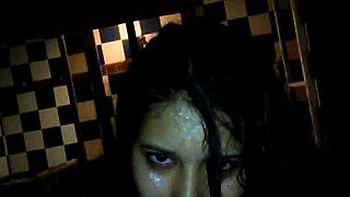 busty brunette babe chats about her skills in a hotel setting