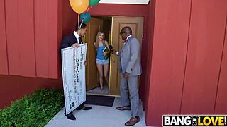 Petite Teen Jillian Janson Scores Two Massive Black Cocks In Wild Group Action!