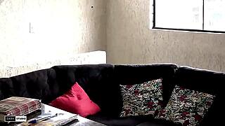 Hey, my college friend came over for some study time at home! 📚