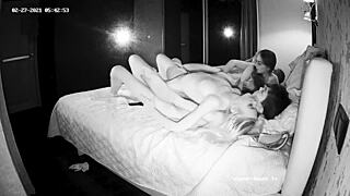 two guests join young males for group activity