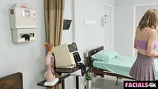 two big cock docs examine octavia reds pussy with intense fucking and blowjobs in mmf 3some 😏🍆