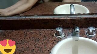 I had a quickie with a skinny Latina in the university bathroom