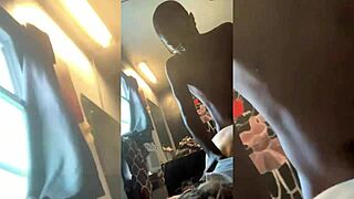 This white goth girl moans black lives matter while her black master dominates with deepthroat and rough doggystyle pounding.