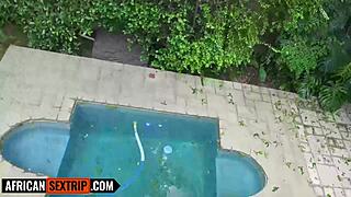 Slutty black girls go wild on white cock in interracial threesome 🔥🍆💦