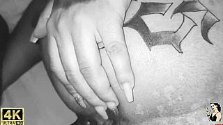 in a steamy encounter, the blonde woman receives oral pleasure before intense penetration leading to loud orgasmic release.