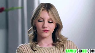 mature blonde shows young pair how to have hot threesome fun