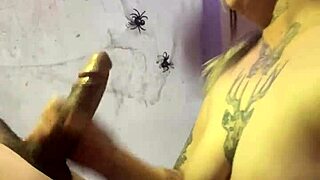 Blonde Slut Deepthroats Halloween Cock