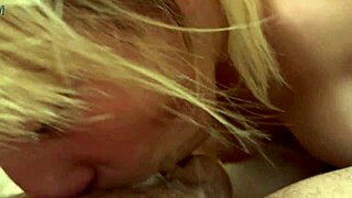 pretty slave chokes on deep sloppy throat fuck with balls licking action