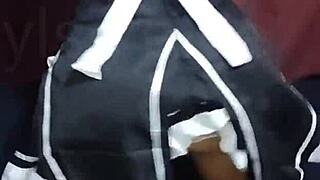 i asked my boyfriend to call two trans girls so the three of us could fuck me hard with anal double penetration bareback