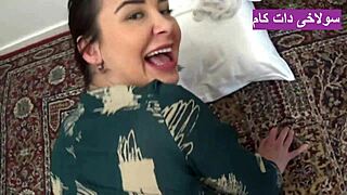 sexy iranian housewife with big ass and long hair gets fucked by young guy in intriguing homemade session