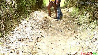 must i fuck you outdoor here since it's so open for horny ebony sex