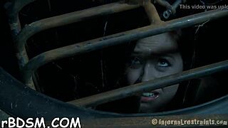 why is this gagged and tied up bondman getting gratified with vibrator in maledom session?