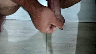 Enjoying a solo masturbation session