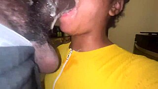 Hey dude, this hot ebony slut with big ass and curly hair deepthroats my monster cock sloppily, then assfucking in doggystyle until orgasm 😈🍑🍆